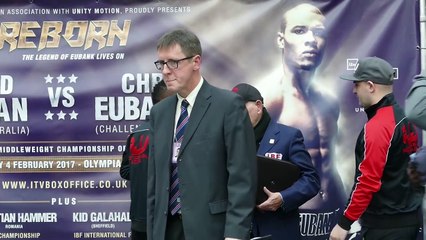 Kid Galahad v Joseph Agbeko WEIGH IN _ Eubank Jr v Quinlan Undercard-1YOO2WOChss
