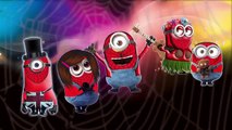Red Minion Finger Family Spiderman Red Minions Song for kids Nursery Rhymes Cookie Tv Video
