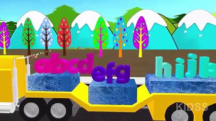 ABCD Songs For Kids | 3D ABCD Alphabet Songs | 3D Truck ABC Songs For Children