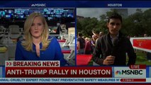 Pro-Trump Protester Rants To Reporter! "He’s Not Racist, I Don’t Hold Him To His Words"