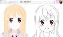 How I Draw using Mouse on Paint  - Umaru Doma - Himouto! Umaru-chan