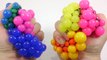 DIY Syringe How To Make 'Colors Bubble Orbeez Slime Glue Water Balloons' Learn Colors Slime Poop