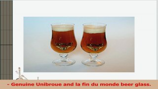 Unibroue Beer Glasses 6oz Set of 4 Great For Pubs Bar Restaurants d464117c