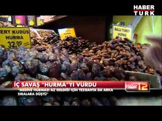 İç savaş hurmayı da vurdu