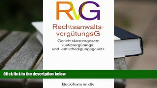 BEST PDF  Rechtsanwaltsvergütungsgesetz (RVG) TRIAL EBOOK
