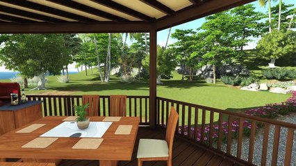 Tropical House Designs - Teak Bali - China Cat - 3D Walk-through in HI Res