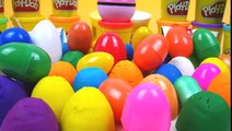 30 Surprise Eggs Toys Play Doh | Frozen Hello Kitty McQueen Cars Disney | Playdough Video Non stop