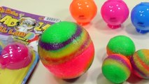 DIY How To Make 'Colors Big Super Bouncy Ball' Learn Colors Slime Foam Clay Icecream
