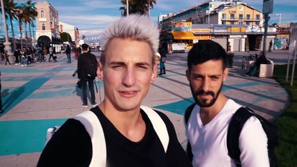 EXPLORING SECRET CAVES IN L.A.! HIT BY A HUGE WAVE!-SfJVYzIkXYQ