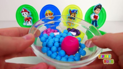 Paw Patrol Candy Surprise Toy Toilets! Learn Colors-LQrys-0Y4ys