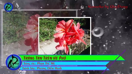 Trăng Tàn Trên Hè Phố | Phương Diễm Hạnh | Karaoke Beat HD