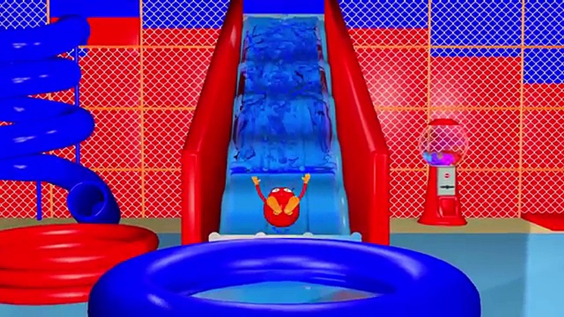 ⁣Водные горки 3D для детей | СЛАЙД бассейн Fun ЖЖ Цвета Шарики Яичные сюрприз Игрушки цветов для дете