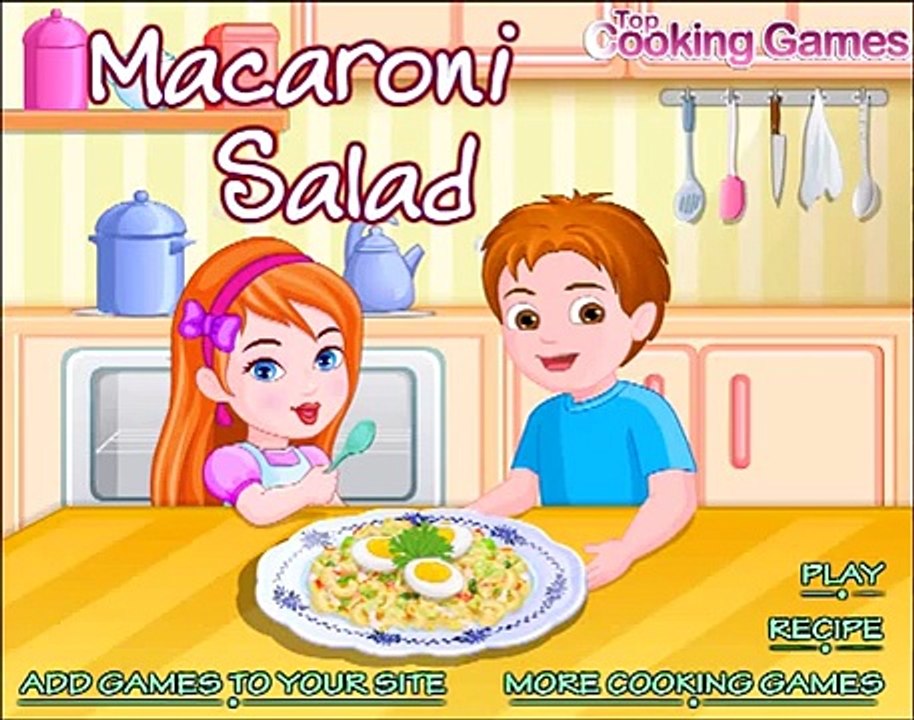 Macaroni Salad Games-Cooking Games-Girl Games
