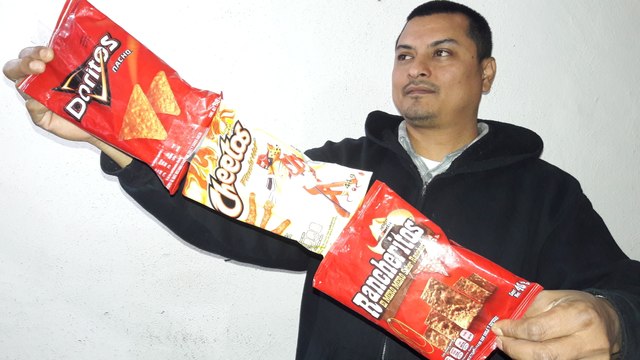 DORITOS NACHO RANCHERITOS Y CHEETOS FLAMING HOT FRITURAS SABRITAS CON SALSA HABANERO