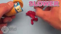 Surprise Eggs Learn Speed from Fastest to Slowest! Opening Kinder Surprise Disney Cars