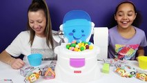Crazy Toilet Game! Bubble Gum Gumballs - Gross Candy Challenge - Shopkins Disney Toys-dKBG1rPvyl0