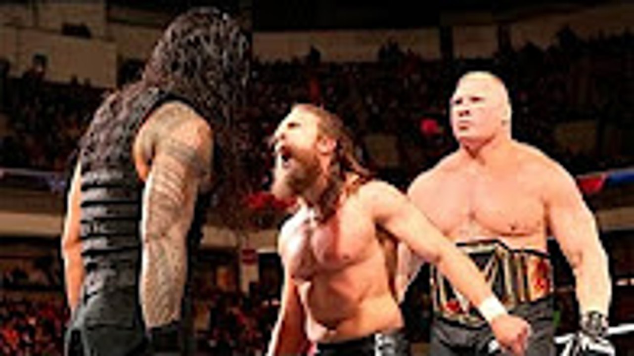 WWE Roman Reigns VS Brock Lesnar vs Daniel Bryan | OMG What a Match