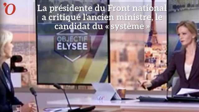 Présidentielle : Marine Le Pen raille Emmanuel Macron, « candidat du fric »