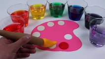 Best Learning Colors Video for Kids - PLAY DOH Rainbow Paint Palette Pretend Color Dyeing!-uBmgVsXWEYs