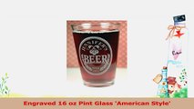 Personalized Engraved Home Brew Oval Label with Hops Beer Pint Glass 8cbb3fa5