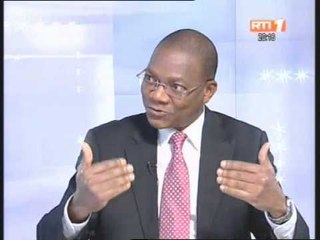 M. KONE Bruno,ministre des postes et des TCI, invité du Journal Télévisé