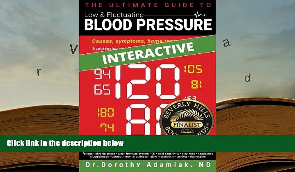 PDF [FREE] DOWNLOAD  The Ultimate Guide to Low   Fluctuating Blood Pressure: Causes, symptoms,