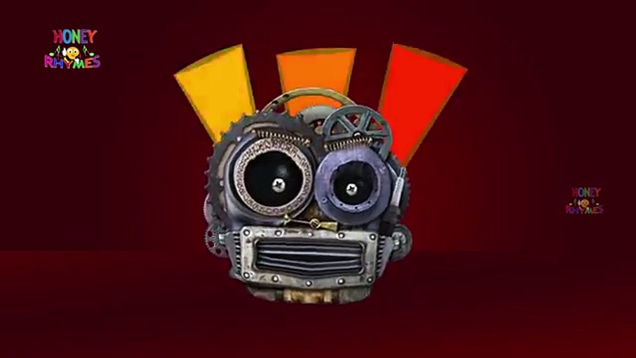 Robot Children Songs - 3D Animation Incy Wincy Spider Children English Kids Nursery Rhymes & Songs