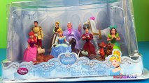 Disney Cinderella Deluxe Figurine Set with entire royal party and Cenicientas favorite pets
