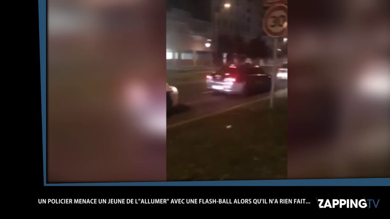 Aulnay-sous-Bois : filmé, un CRS menace un jeune avec son flash-ball (vidéo)