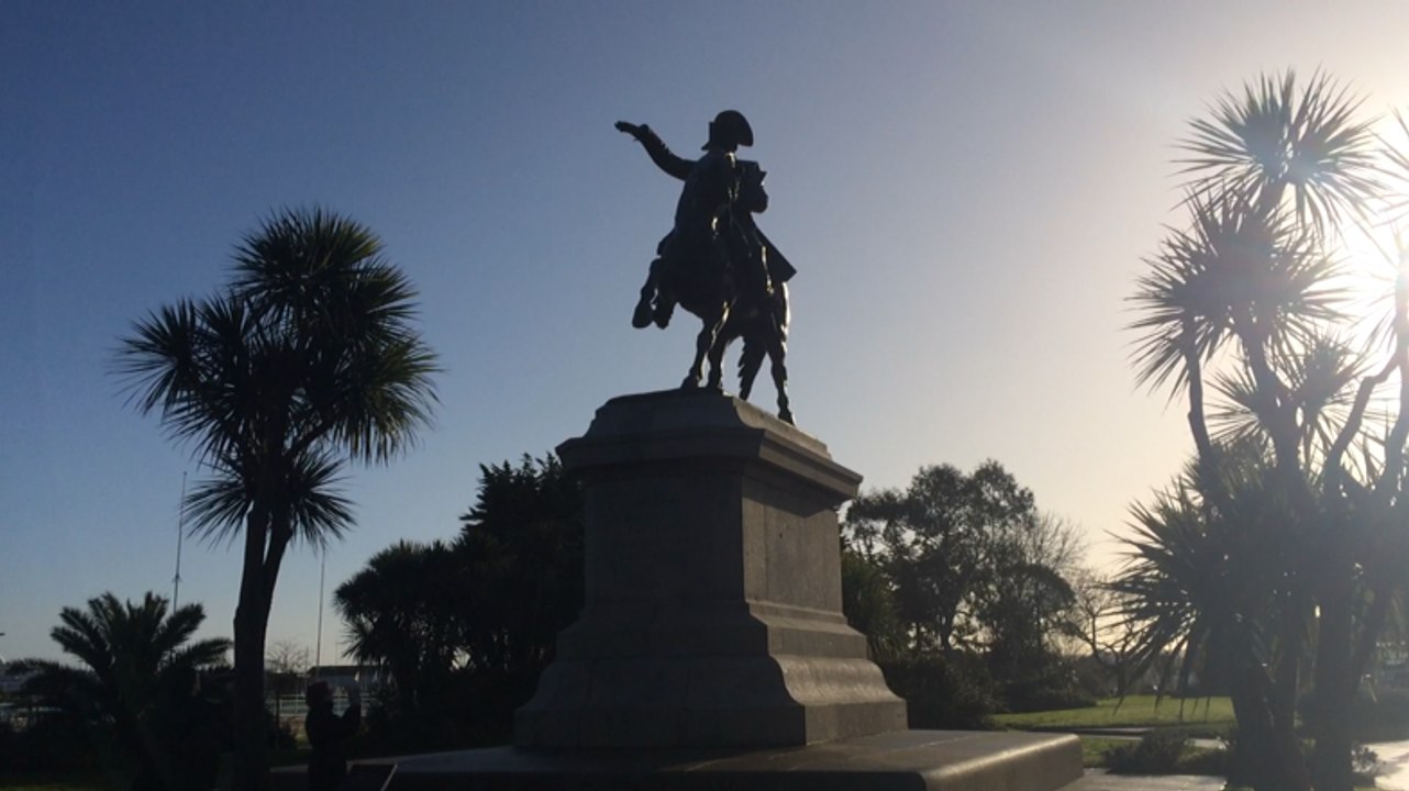 La statue équestre de Napoléon à Cherbourg (Manche)