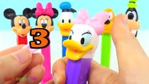 Mickey Mouse Clubhouse PEZ Dispensers Disney Minnie Goofy Candy Bonanza Surprises 4 Kids Compilation