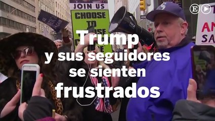 Aumenta la frustración de Trump y sus votantes