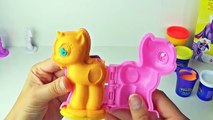 My Little Pony Play Doh ♡ Part 3: Sunset Shimmer & Pinkie Pie - MLP Maken Style Ponies