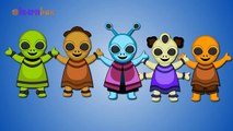 Alien Cartoons Animation Singing Finger Family Nursery Rhymes for Preschool Childrens Song