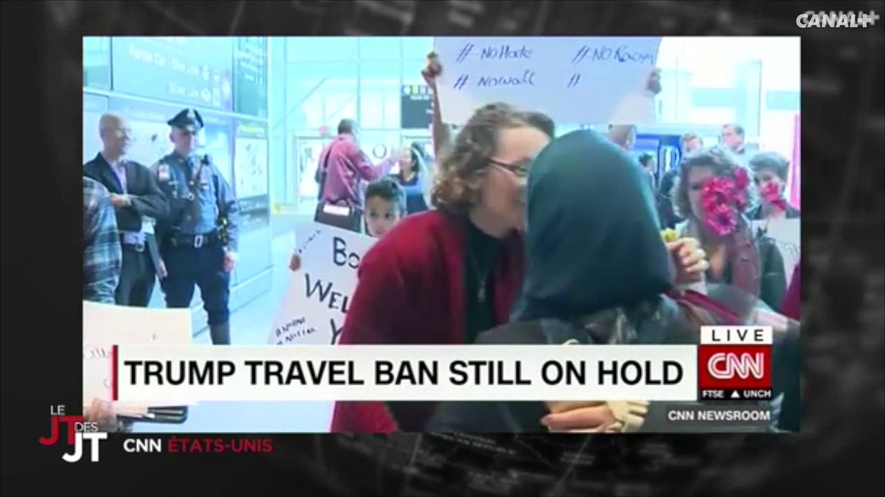 Suspension du décret Trump: joie et soulagement des familles qui peuvent rentrer chez elles - Le Grand Journal du 06/02