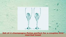 Hortense B Hewitt Wedding Accessories Sparkling Love Champagne Flutes Set of 2 9768b100
