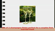 Hortense B Hewitt Wedding Accessories Jeweled 50th Anniversary Champagne Flutes Set of 2 cadb64de