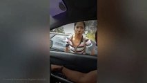 Psycho Asian Woman Attacks A Muslim Family Because The Wife Was Wearing A Niqab!