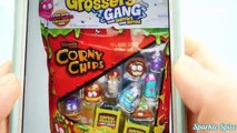 Grossery Gang Chocolate Bars, Corny Chips, Soda Can, Mushy Slushie Playset Preview from Moose