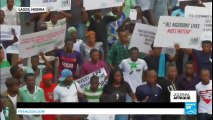 Nigeria   des centaines de manifestants protestent contre la politique du gouvernement