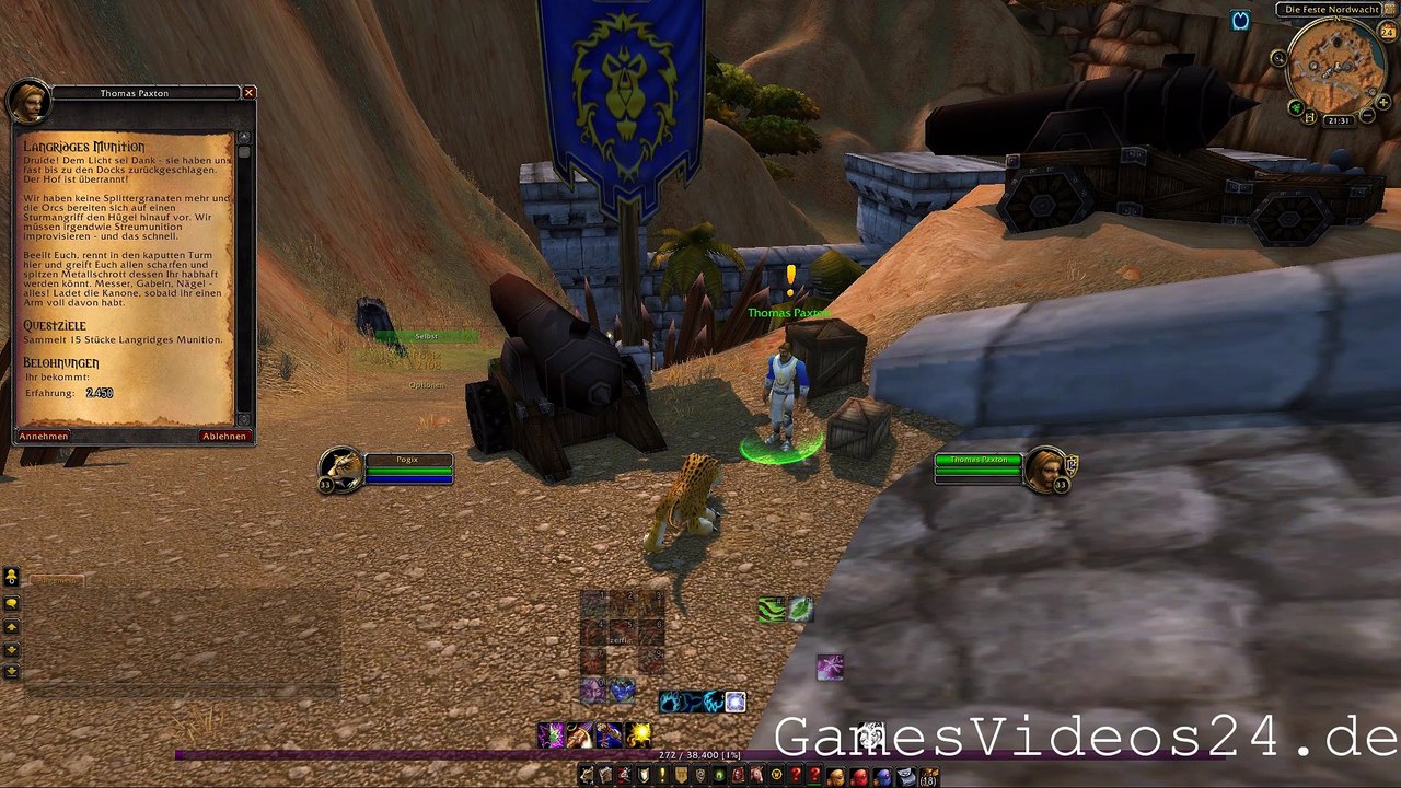 World of Warcraft Quest: Langridges Munition