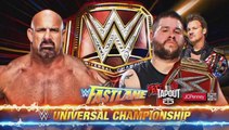 Goldberg acepta el reto de Brock Lesnar para WrestleMania y de Kevin Owens para Fastlane