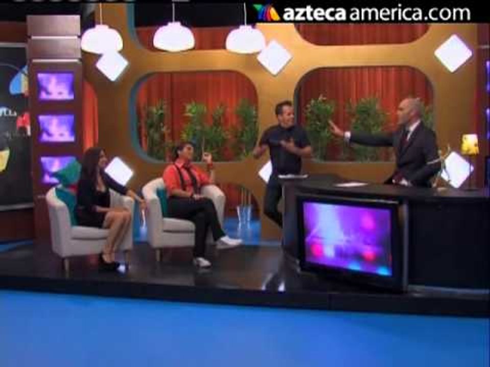 Diana Mera en el show / El Pelado de la Noche