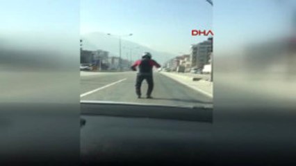 Tek Eksiği Motosiklet Olan Genç Güldürdü