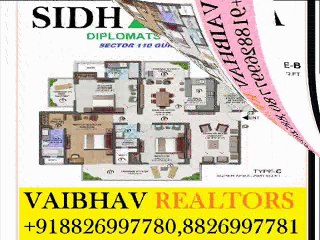 Sidhartha Diplomats Golf Link Large Golf Link In Sector 110 Gurgaon New Booking Call 8826997781