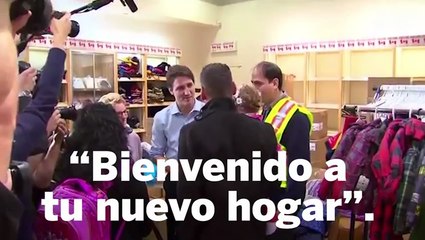 La historia del refugiado que emocionó a Trudeau