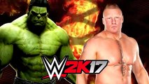 Hulk vs Brock Lesnar - WWE 2K16।। WWE GAMES