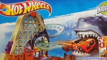 Shark Attacks Disney Cars Lightning Micro drifters at Hot Wheels Shark Park Toys R US Kid Picks