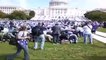 Muslims Praying Outside White House In America