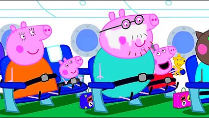 Peppa Pig Flying on Holiday Coloring Pages Peppa Pig Coloring Book